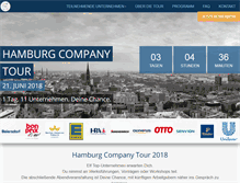 Tablet Screenshot of hamburg-company-tour.de